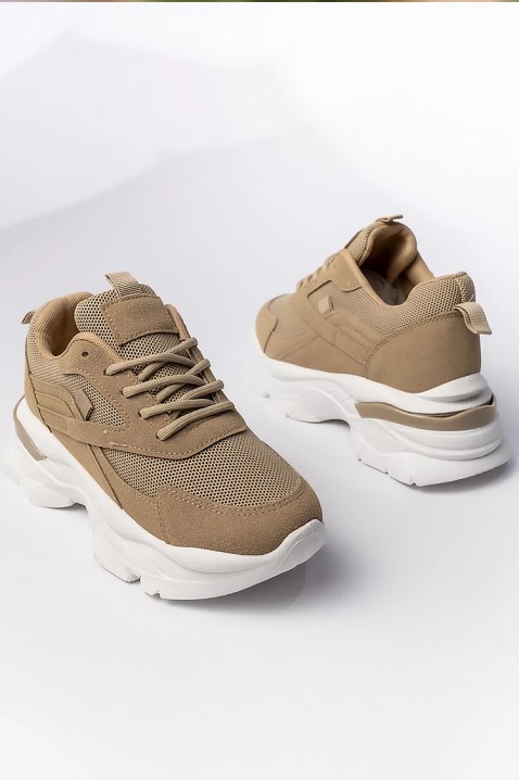 Sneakersy NIODELA, Kolor :  beżowy, IVET.PL - Modna odzież
