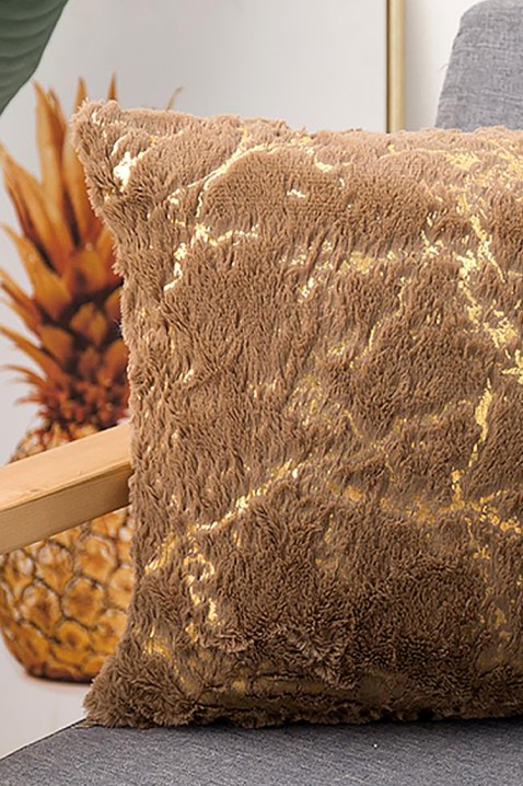 Poszewka na poduszkę SILPEFA BROWN 40х40 cm, Kolor : brązowy, IVET.PL - Modna odzież