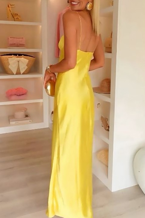 Sukienka VALIMIA YELLOW, Kolor : żółty, IVET.PL - Modna odzież