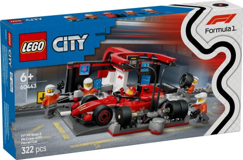 60443 | F1® Pit stop i mechanika z bolidem FerrariIVET.PL - Modna odzież