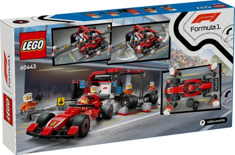 60443 | F1® Pit stop i mechanika z bolidem FerrariIVET.PL - Modna odzież
