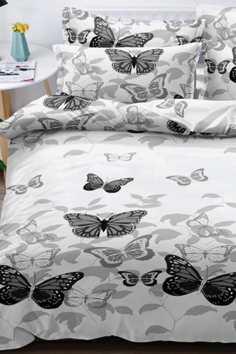 Komplet pościeli SOLFETA 200x220 cm bawełna - 4 elementy, Kolor : biały, IVET.PL - Modna odzież