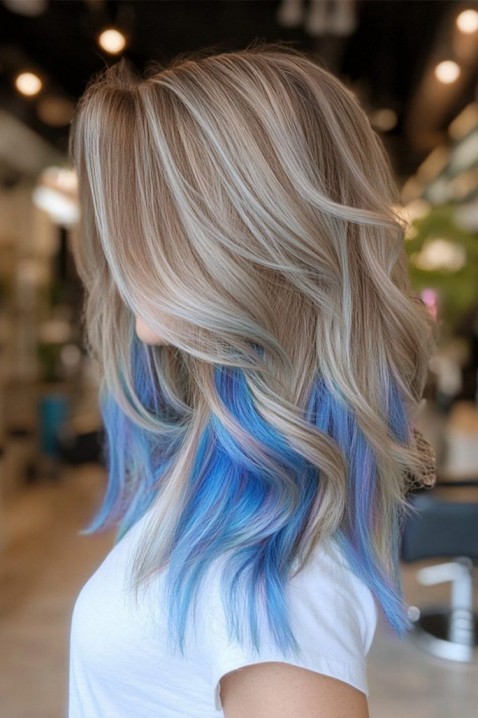Kreda do włosów TINTESSA BLUE, Kolor : chabrowy, IVET.PL - Modna odzież