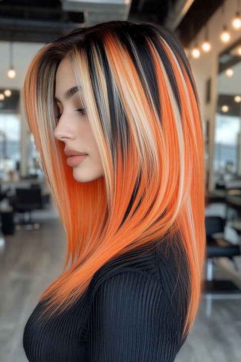 Kreda do włosów TINTESSA ORANGE, Kolor : pomarańczowy, IVET.PL - Modna odzież