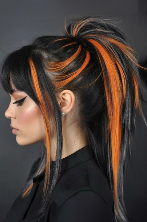 Kreda do włosów CHROMINA ORANGE, Kolor : pomarańczowy, IVET.PL - Modna odzież