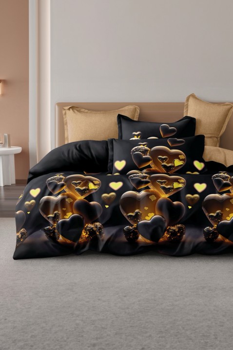Komplet pościeli THALIRA 200x220 cm bawełna - 4 elementy, Kolor : wielokolorowy, IVET.PL - Modna odzież