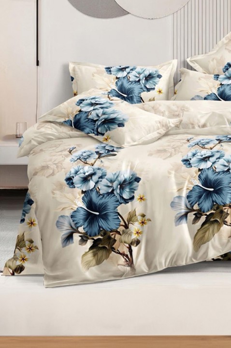 Komplet pościeli CIRELDA 200x220 cm bawełna - 4 elementy, Kolor : wielokolorowy, IVET.PL - Modna odzież