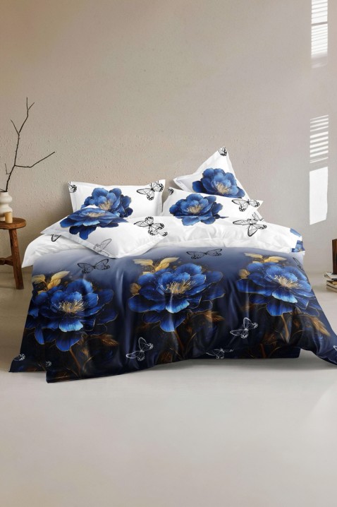 Komplet pościeli KELIRMA 200x220 cm bawełna - 4 elementy, Kolor : wielokolorowy, IVET.PL - Modna odzież