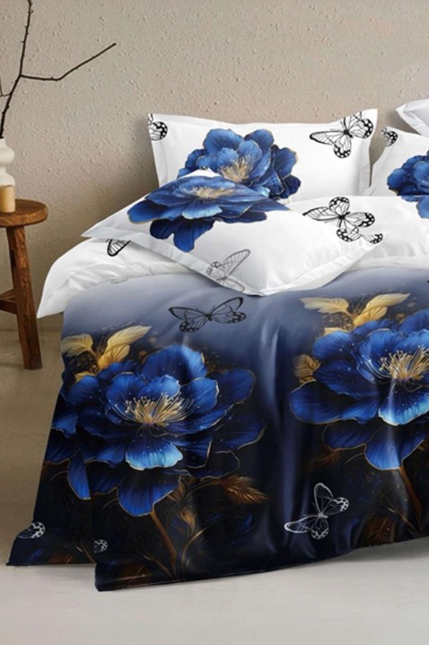 Komplet pościeli KELIRMA 200x220 cm bawełna - 4 elementy, Kolor : wielokolorowy, IVET.PL - Modna odzież
