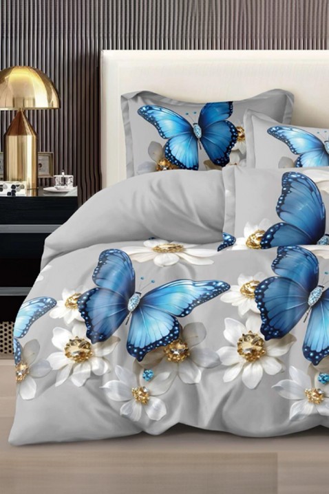 Komplet pościeli BRISENA 200x220 cm bawełna - 4 elementy, Kolor : wielokolorowy, IVET.PL - Modna odzież