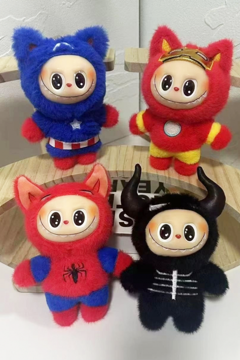 Pluszowa zawieszka LABUBU SPIDERMAN, Kolor : czerwony, IVET.PL - Modna odzież