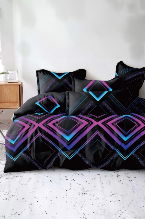 Komplet pościeli DORIMEA 200x220 cm bawełna - 4 elementy, Kolor : wielokolorowy, IVET.PL - Modna odzież