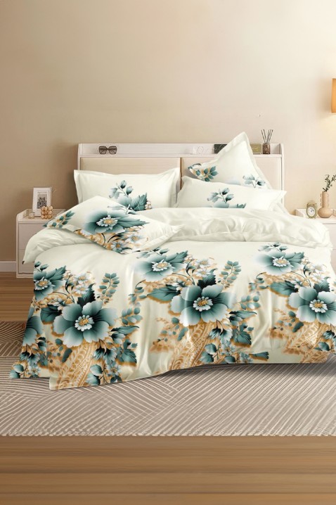 Komplet pościeli THORELIA 200x220 cm bawełna - 4 elementy, Kolor : wielokolorowy, IVET.PL - Modna odzież