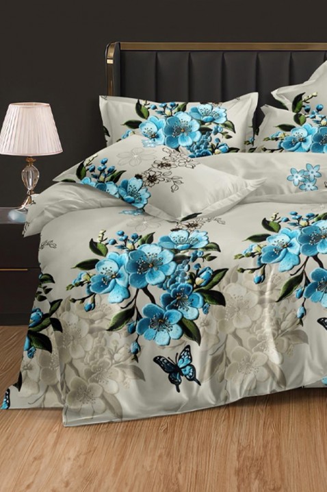 Komplet pościeli VOSPERLA 200x220 cm bawełna - 4 elementy, Kolor : wielokolorowy, IVET.PL - Modna odzież