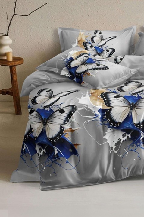 Komplet pościeli ATHERFA 200x220 cm bawełna - 4 elementy, Kolor : wielokolorowy, IVET.PL - Modna odzież