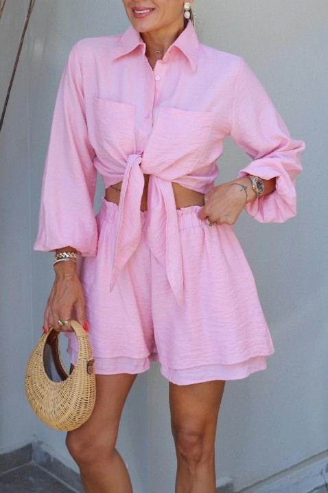 Komplet TAORMINKA PINK, Kolor : różowy, IVET.PL - Modna odzież