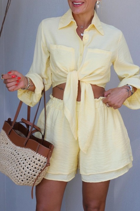 Komplet TAORMINKA YELLOW, Kolor : żółty, IVET.PL - Modna odzież