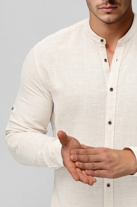 Koszula MELKANTO BEIGE, Kolor :  beżowy, IVET.PL - Modna odzież