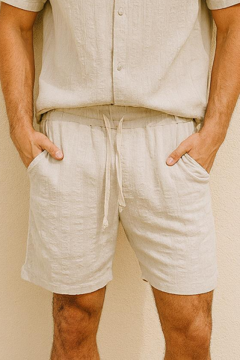 Komplet SOLMERO BEIGE, Kolor :  beżowy, IVET.PL - Modna odzież