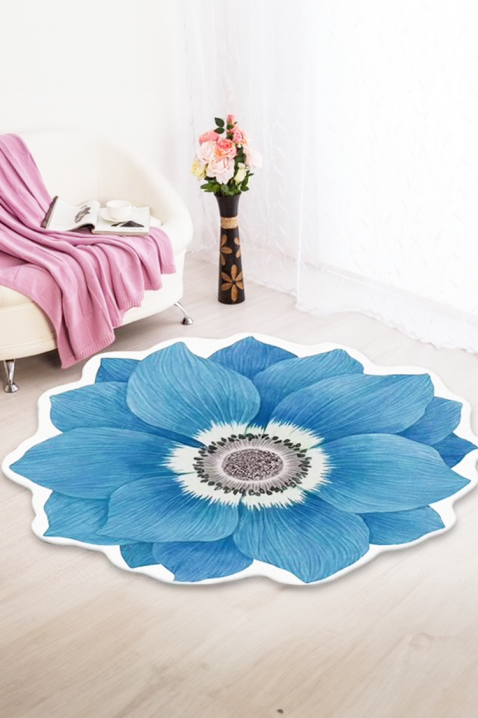 Dywanik łazienkowy FROVELNA 57 cm, Kolor : chabrowy, IVET.PL - Modna odzież