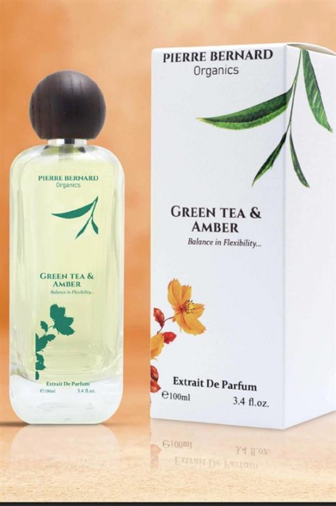 Woda perfumowana Pierre Bernard Organics Green tea&Amber EDP 100 mlIVET.PL - Modna odzież