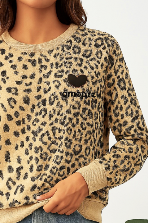 Sweter BELNIGA BEIGE, Kolor :  beżowy, IVET.PL - Modna odzież