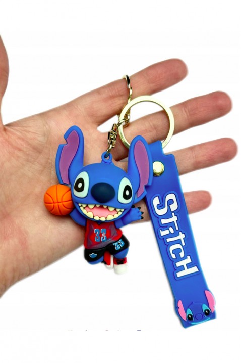 Akcesorium do kluczy, plecaków i toreb STITCH Basketball RED, Kolor : czerwony, IVET.PL - Modna odzież