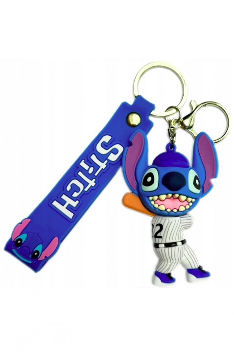 Akcesorium do kluczy, placaków i toreb STITCH Baseball White, Kolor : biały, IVET.PL - Modna odzież