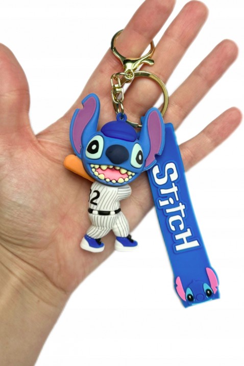 Akcesorium do kluczy, placaków i toreb STITCH Baseball White, Kolor : biały, IVET.PL - Modna odzież