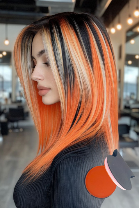 Kreda do włosów TINTESSA ORANGE, Kolor : pomarańczowy, IVET.PL - Modna odzież