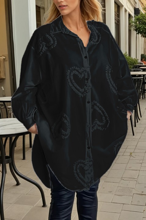 Koszula MADERINA BLACK, Kolor : czarny, IVET.PL - Modna odzież