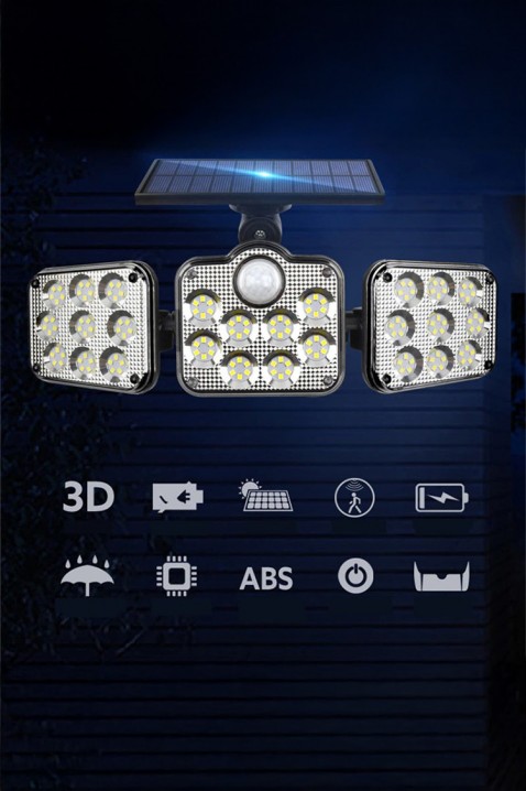 Lapma solarna z pilotem TRIOMY, Kolor : czarny, IVET.PL - Modna odzież