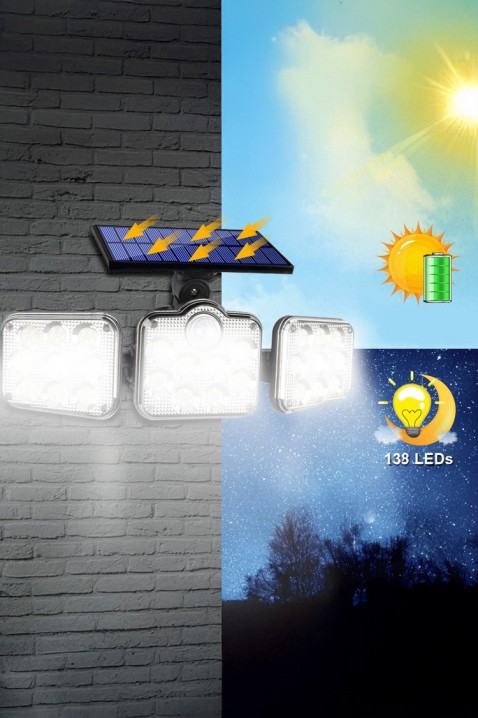 Lapma solarna z pilotem TRIOMY, Kolor : czarny, IVET.PL - Modna odzież