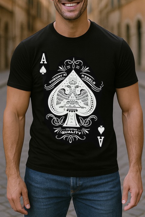 T-shirt MIONELFO, Kolor : czarny, IVET.PL - Modna odzież