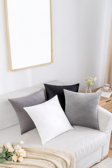 Poszewka na poduszkę FLOMEJA GREY 40х40 cm, Kolor : szary, IVET.PL - Modna odzież