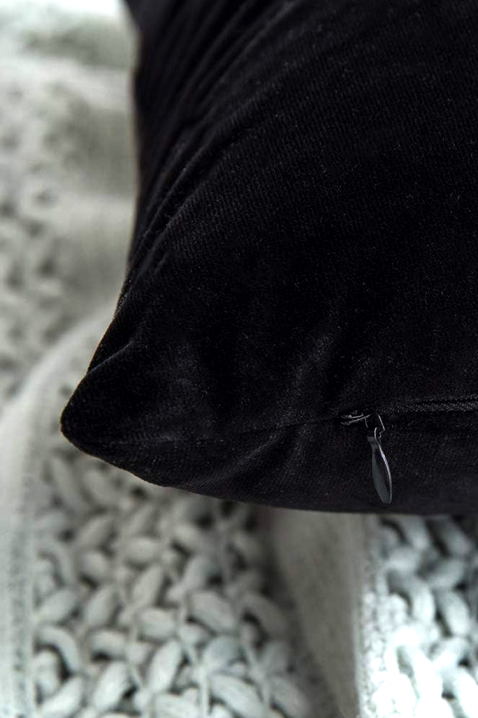 Poszewka na poduszkę FLOMEJA BLACK 40х40 cm, Kolor : czarny, IVET.PL - Modna odzież
