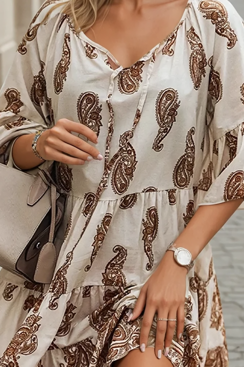 Sukienka DROMEILA BEIGE, Kolor :  beżowy, IVET.PL - Modna odzież
