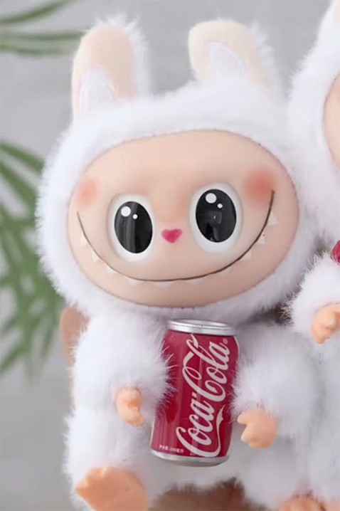 Akcesorium do torby LABUBU COCA COLA WHITE, Kolor : biały, IVET.PL - Modna odzież