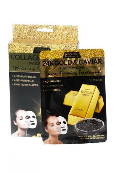 Maseczka do twarzy HAOKALI 24K Gold&Caviar Face MasIVET.PL - Modna odzież