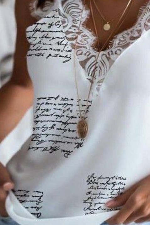 Top BONESITA WHITE, Kolor : biały, IVET.PL - Modna odzież