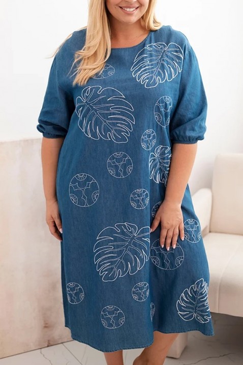Sukienka JORLINFA BLUE, Kolor : chabrowy, IVET.PL - Modna odzież