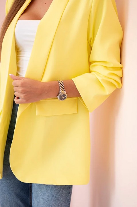 Marynarka LALINA YELLOW, Kolor : żółty, IVET.PL - Modna odzież