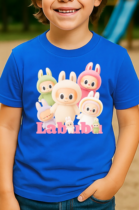 Koszulka LABUBU KIDDY BLUE, Kolor : chabrowy, IVET.PL - Modna odzież