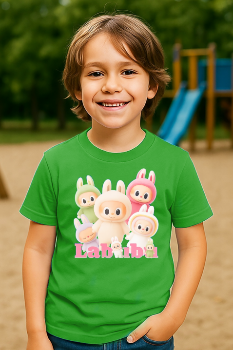 Koszulka LABUBU KIDDY GREEN, Kolor : zielony, IVET.PL - Modna odzież