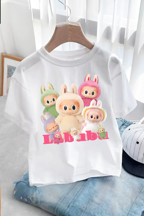 Koszulka LABUBU KIDDY WHITE, Kolor : biały, IVET.PL - Modna odzież