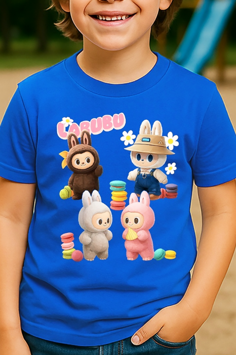 Koszulka LABUBU TOYTOP BLUE, Kolor : chabrowy, IVET.PL - Modna odzież