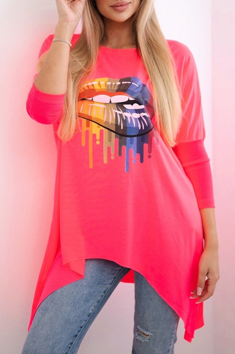 Bluzka JARFONDA PINK, Kolor : różowy, IVET.PL - Modna odzież
