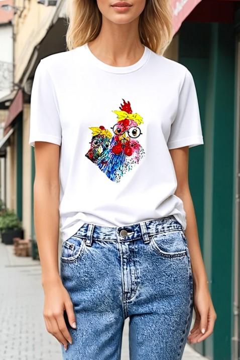 T-shirt RALETINA, Kolor : wielokolorowy, IVET.PL - Modna odzież