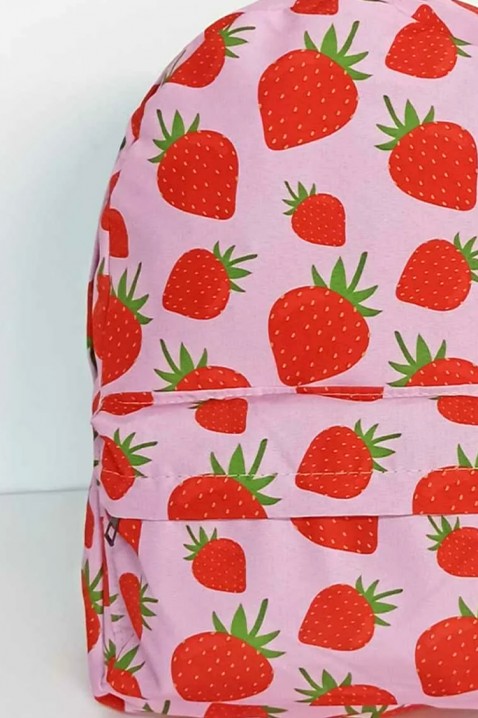 Plecak STRAWBERA, Kolor : różowy, IVET.PL - Modna odzież