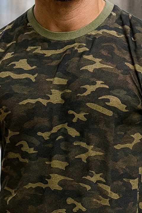 Koszulka ROLVO, Kolor : khaki, IVET.PL - Modna odzież